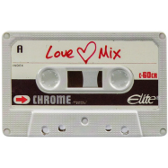 Blechdose Kassette Tape - Love Mix