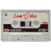 Blechdose Kassette Tape - Love Mix