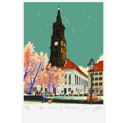 Manuel Sanz Mora - The Colours of Dresden - Dreikönigskirche