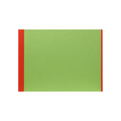 Fotoalbum True Colours rot-grün, klein Karton chamois