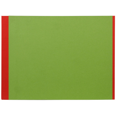 Fotoalbum True Colours rot-grün, groß Karton chamois