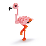 NANOBLOCK Bausteinset Flamingo