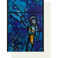 Weihnachtskarte Klappkarte Marc Chagall - "Maria mit...