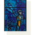 Weihnachtskarte Klappkarte Marc Chagall - "Maria mit dem Kind"