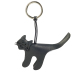 Leder-Schlüsselanhänger Katze