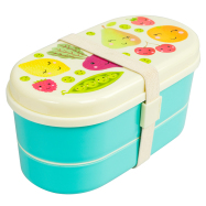 Bento Lunchbox Happy Fruit & Veg - Brotdose Obst und...