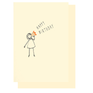 Geburtstagskarte Klappkarte "Happy Birthday" -...