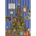 Rätselkarte - Weihnachts-Postkarte "Was gehört nicht an den Weihnachtsbaum?"