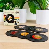 Vinyl Untersetzer, 6er Set