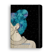 Matabooks Notizbuch Graspapier - Nari Blue Starry Sky -...