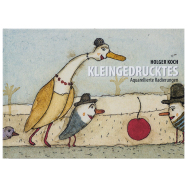 Buch Holger Koch "Kleingedrucktes - Aquarellierte...