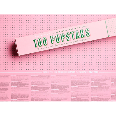 XL-Poster-Spiel - 100 Popstars