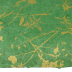 Geschenkpapier Bedruckt - Gras in der Wiese Waldgrün-Gold