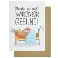 Little Greetings Grußkarte Klappkarte "Werde...
