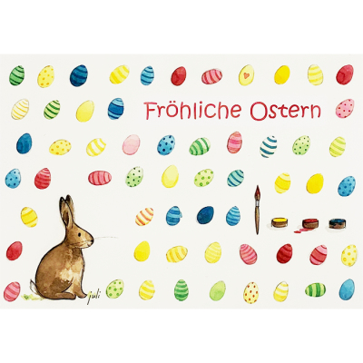 Postkarte Ostern Fröhliche Ostern
