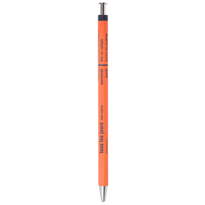 OHTO Kugelschreiber Tous les Jours 0,5 - orange-schwarz