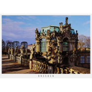 Postkarte Dresden - Wallpavillon im Zwinger