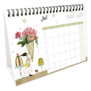 Silke Leffler Kalender Tischkalender Blumentöpfe 2024