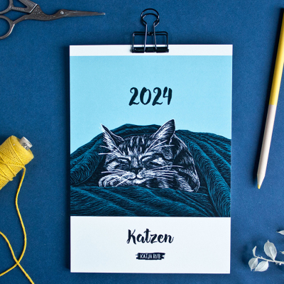 Kalender Katzen 2024 - Katja Rub
