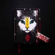 Taschenkalender Deafmessanger 2024 - Cat Mini