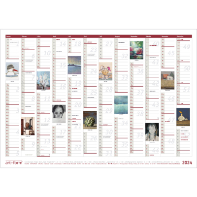 art+form Kalender 2022 - DIN A4
