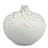 Vase Bari - medium, gesprenkelt