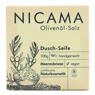 NICAMA - Duschseife - Olivenöl-Salz