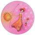 Magnet Gaëlle Boissonnard - "Frau mit Sonnenblume"