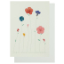 räder Glückwunschkarte Klappkarte "Herzlichen Glückwunsch" mit echten Blüten bunt