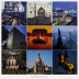 Postkarte Dresden - Blaues Wunder, Goldener Reiter, Frauenkirche, Yenidze, Synagoge