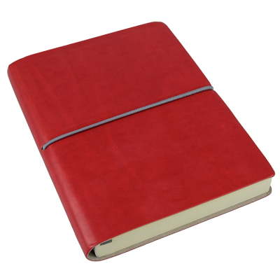 CIAK Notizbuch - liniert rot, Größe M