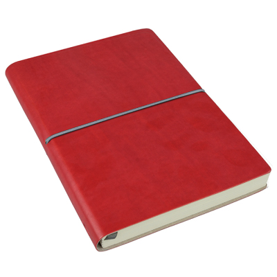 CIAK Notizbuch - blanko rot, Größe L