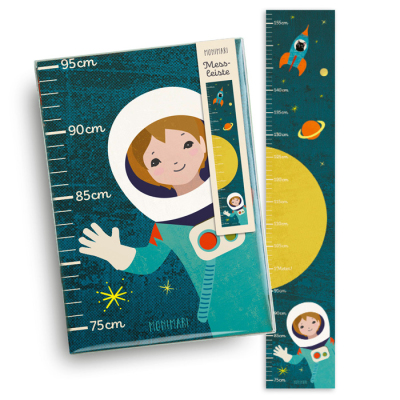 Kinder-Messlatte Astronaut
