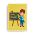 Schulanfangskarte Postkarte "Erster Schultag" - Junge