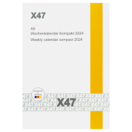 X47 Kalendereinlage Wochenkalender Kompakt 2022 - Format...