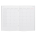 X47 Kalendereinlage Monatskalender Block 2024 - Format DIN A6