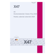 X47 Kalendereinlage Wochenkalender Classic Plus 2024 -...