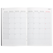 X47 Kalendereinlage Monatskalender Block 2024 - Format DIN A5