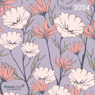 Kalender Green Line Floral 2024 -30x30
