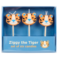 Geburtstagskerzen - Ziggy der Tiger