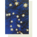 Weihnachtskarte Klappkarte Geschmückter Baum mit Sternen