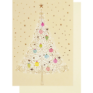 Weihnachtskarte Klappkarte "Weihnachtsbaum - kleine...