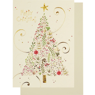 Weihnachtskarte Klappkarte "Weihnachtsbaum"
