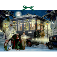 Zettel-Adventskalender Weihnachten mit Agatha Christie
