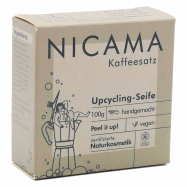 NICAMA - Upcycling-Seife mit Peeling-Effekt - Kaffeesatz...