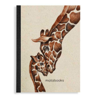 Matabooks Notizbuch Graspapier - Dahara Giraffes Love -...