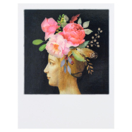 Polaroid-Postkarte Blumenkunst