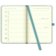 Taschenkalender Green Line Diary 2024 - Happy Vibes, klein