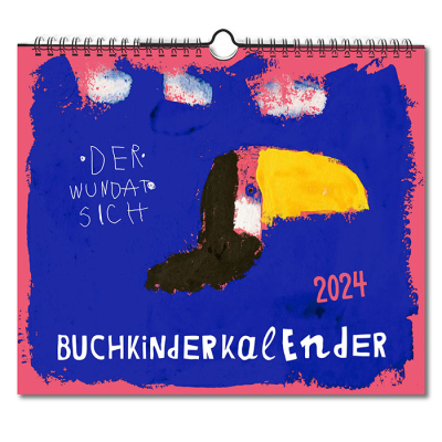 Wandkalender Buchkinderkalender 2024 - Der wundert sich