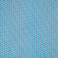 Geschenkpapier Bedruckt - Scherenschnitt-Blüten Mildes Blau-Ozeanblau